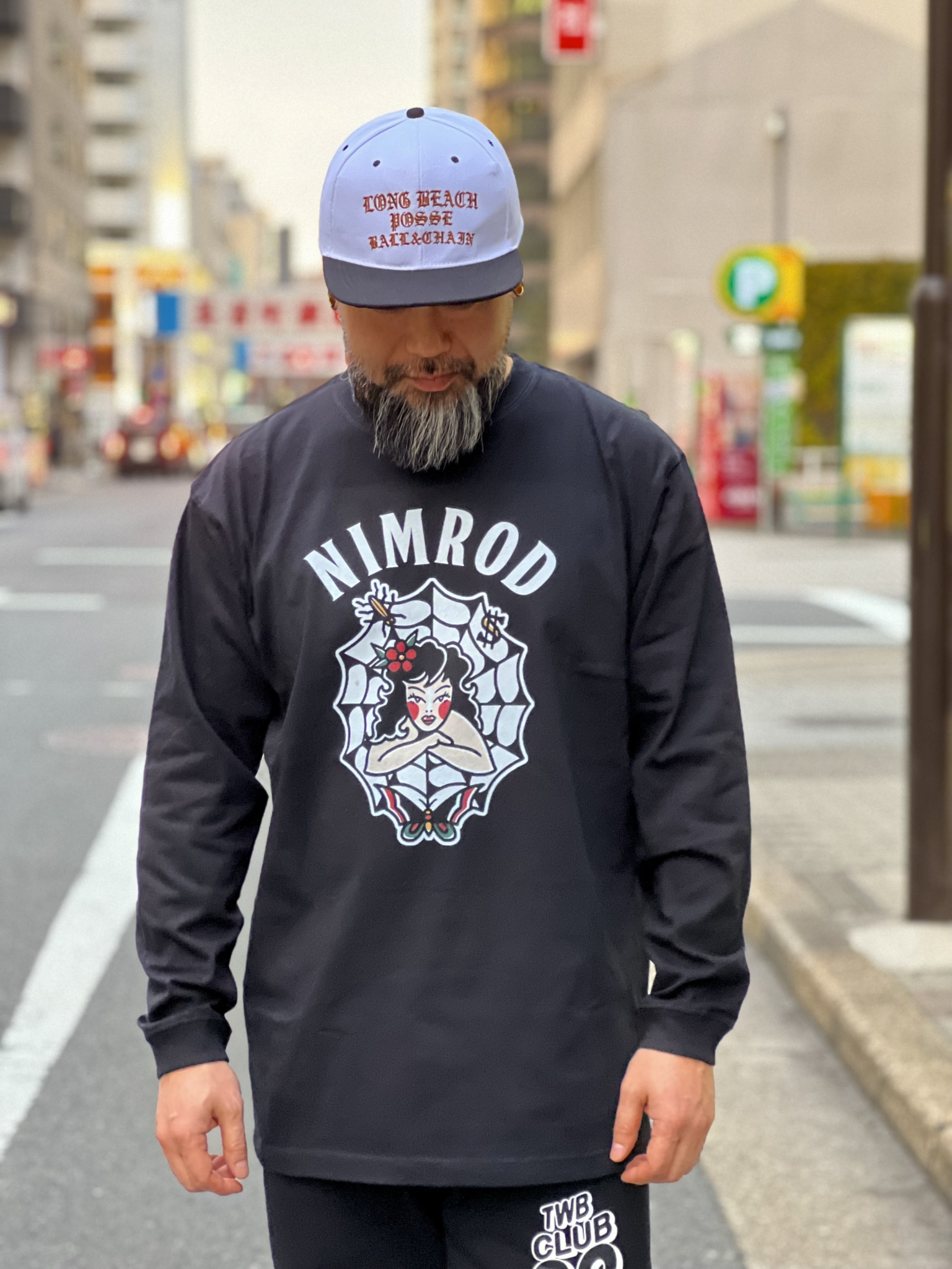 “NIMROD” Spider Women L/S T-shirts Black