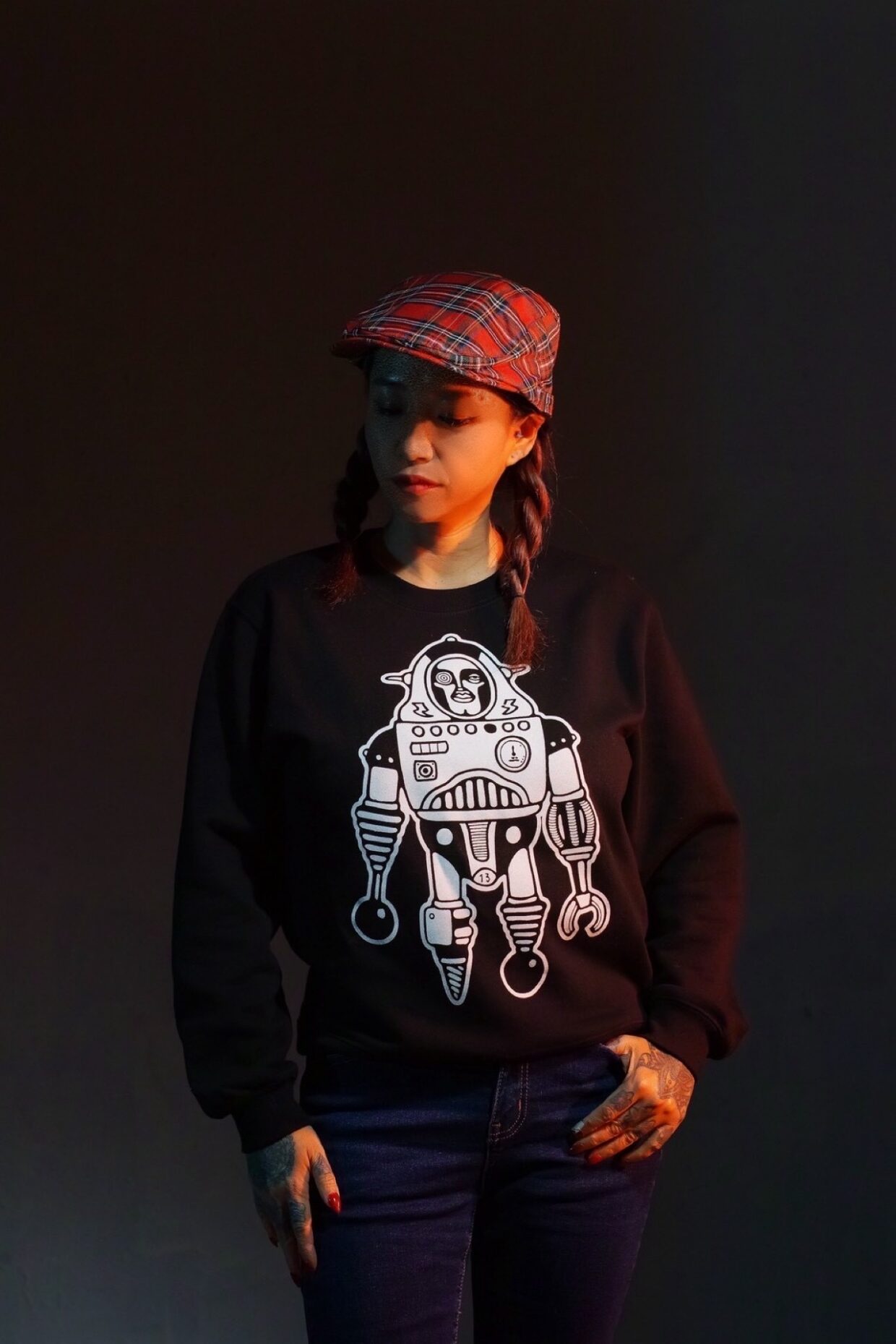 NIMROBOT Crewneck Sweat BLACK