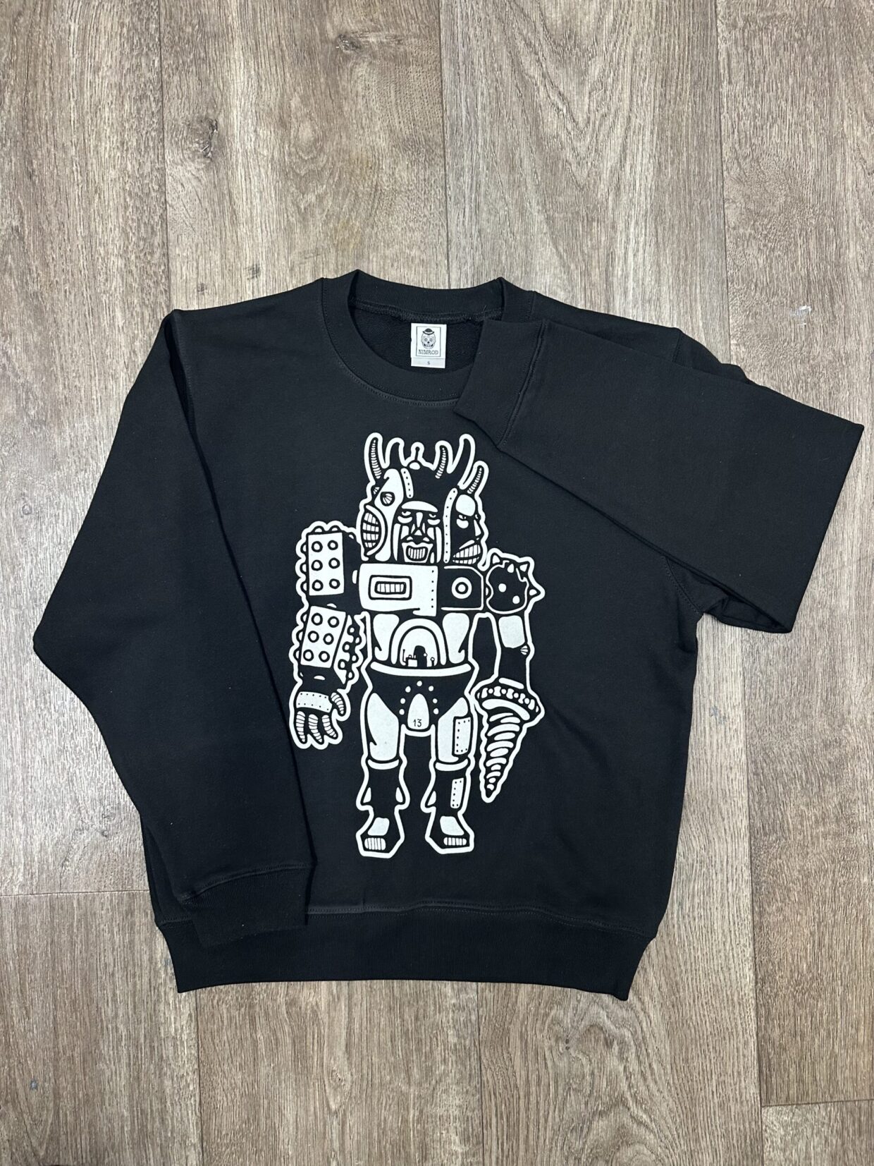 NIMROBOT#2 Crewneck Sweat BLACK
